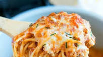 Cheesy Ninja Foodi Spaghetti Cheesy Ninja Foodi Spaghetti