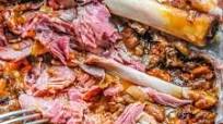 Slow Cooked Pork & Beans with Smoked Ham Hock Slow Cooked Pork & Beans with Smoked Ham Hock