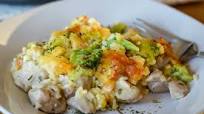 Ninja Foodi Cheesy Broccoli Chicken and Rice Bake Ninja Foodi Cheesy Broccoli Chicken and Rice Bake