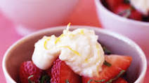Spring berries with whipped ricotta cream Spring berries with whipped ricotta cream