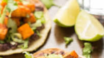 Black Bean Sweet Potato Tostadas Black Bean Sweet Potato Tostadas