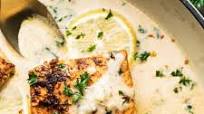 Pan Seared Salmon in Lemon Cream Sauce Pan Seared Salmon in Lemon Cream Sauce