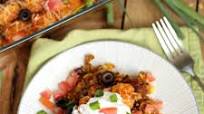 Cheesy Taco Tater Tot Casserole with Ground Beef Cheesy Taco Tater Tot Casserole with Ground Beef