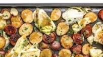 Sheet Pan Roasted Kielbasa and Cabbage Dinner Sheet Pan Roasted Kielbasa and Cabbage Dinner