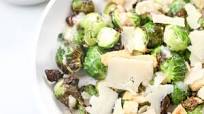 Air Fryer Brussel Sprout Caesar Salad Air Fryer Brussel Sprout Caesar Salad