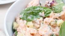 Healthy Salmon Salad With Dill, Radish and Celery Healthy Salmon Salad With Dill, Radish and Celery