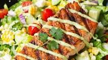Mexican Grilled Salmon Salad Mexican Grilled Salmon Salad