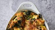 Spinach & Cheese Strata Spinach & Cheese Strata