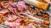 Slow Cooked Pork & Beans with Smoked Ham Hock Slow Cooked Pork & Beans with Smoked Ham Hock