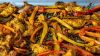 Sheet Pan Roasted Chicken Breast with Peppers and Onion Sheet Pan Roasted Chicken Breast with Peppers and Onion