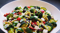 Greek Roasted Broccoli Pasta Salad Greek Roasted Broccoli Pasta Salad