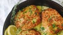 Breaded Pork Chops with Lemon Butter Sauce Breaded Pork Chops with Lemon Butter Sauce