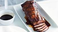 Sticky glazed slow-roast pork neck Sticky glazed slow-roast pork neck