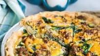 Sausage Spinach Quiche Sausage Spinach Quiche