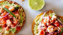 Tostadas de Camaron Tostadas de Camaron