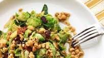 Warm Brussels Sprout Salad With Bacon and Hazelnut Vinaigrette Recipe Warm Brussels Sprout Salad With Bacon and Hazelnut Vinaigrette Recipe