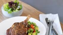 Pork Chop with Avocado Salad Pork Chop with Avocado Salad