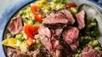 Moroccan Lamb with Chopped Salad Moroccan Lamb with Chopped Salad