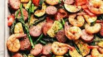 Cajun Shrimp and Sausage Vegetable Sheet Pan Cajun Shrimp and Sausage Vegetable Sheet Pan