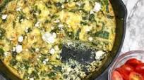 Spinach and Feta Frittata Spinach and Feta Frittata
