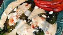 CHEESE AND SHRIMP STUFFED POBLANOS CHEESE AND SHRIMP STUFFED POBLANOS