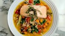 Summer Poached Salmon Summer Poached Salmon