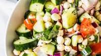 Chopped Cucumber Caprese Salad Chopped Cucumber Caprese Salad