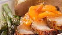 Pork Tenderloin with Peach Glaze Pork Tenderloin with Peach Glaze