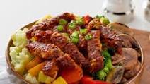 Spicy Black Bean Burger Bowl Spicy Black Bean Burger Bowl