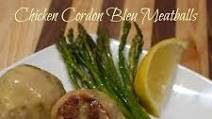 Chicken Cordon Bleu Meatballs Chicken Cordon Bleu Meatballs