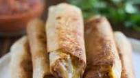 Crispy Bean and Cheese Burritos Crispy Bean and Cheese Burritos