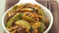 Lamb Satay with Crispy Noodles Lamb Satay with Crispy Noodles