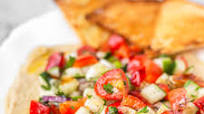 Hummus Vegetable Salad Hummus Vegetable Salad