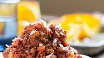 Spaghetti Squash with Spicy Meat Sauce Spaghetti Squash with Spicy Meat Sauce