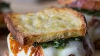 Argentine Asado Burgers With Seared Provolone and Chimichurri Recipe Argentine Asado Burgers With Seared Provolone and Chimichurri Recipe