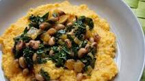 Kale and Black-Eyed Peas With Smoky Grits Kale and Black-Eyed Peas With Smoky Grits
