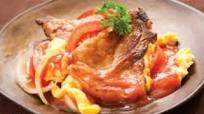 Pork Chop with Fried Egg and Tomato Pork Chop with Fried Egg and Tomato