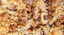 Pork and Mushroom Rice Bake Pork and Mushroom Rice Bake
