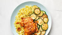 Chicken Tikka Masala with Jasmine Rice + Zucchini Chicken Tikka Masala with Jasmine Rice + Zucchini