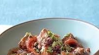 Spanish-style Lamb Stew with Roasted Red Peppers Spanish-style Lamb Stew with Roasted Red Peppers