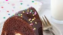 Chocolate Bundt Cake with a Cream Cheese Swirl Chocolate Bundt Cake with a Cream Cheese Swirl