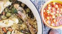 Spanish Rice with Chicken, Olives and Chickpea Tomato Sauce Recipe Spanish Rice with Chicken, Olives and Chickpea Tomato Sauce Recipe