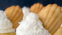 Coconut Cream Cupcakes with Donsuemor's Madeleines Coconut Cream Cupcakes with Donsuemor's Madeleines