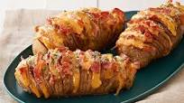 Cheesy Bacon Hasselback Potato Recipe Cheesy Bacon Hasselback Potato Recipe
