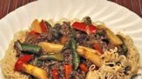 Beef and Asparagus Lo Mein Beef and Asparagus Lo Mein