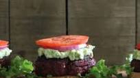 BBQ Beef Beet Burgers with Avocado Goat Cheese Smash BBQ Beef Beet Burgers with Avocado Goat Cheese Smash