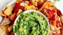 Pea Guacamole Recipe With Sweet Potato & Beet Chips Pea Guacamole Recipe With Sweet Potato & Beet Chips
