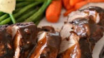 Crock Pot Pork Tenderloin with Balsamic Sauce Crock Pot Pork Tenderloin with Balsamic Sauce