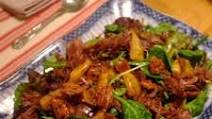 Goose, pear and pecan salad Goose, pear and pecan salad