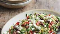 Greek Salad with Bulgur Wheat Greek Salad with Bulgur Wheat